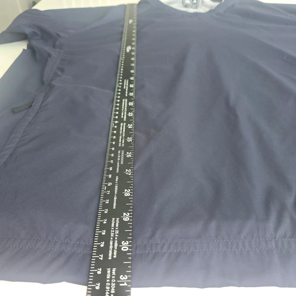 Adidas Mens ClimaProof V-Neck Windshirt Navy Blue Golf Pullover 2XL